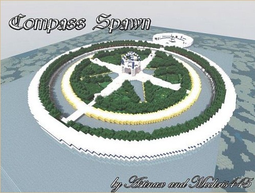 指南针主城地图-为服主提供各种服务器教程、插件、MOD、软件资源，建站服务等。Minecraft-资源网