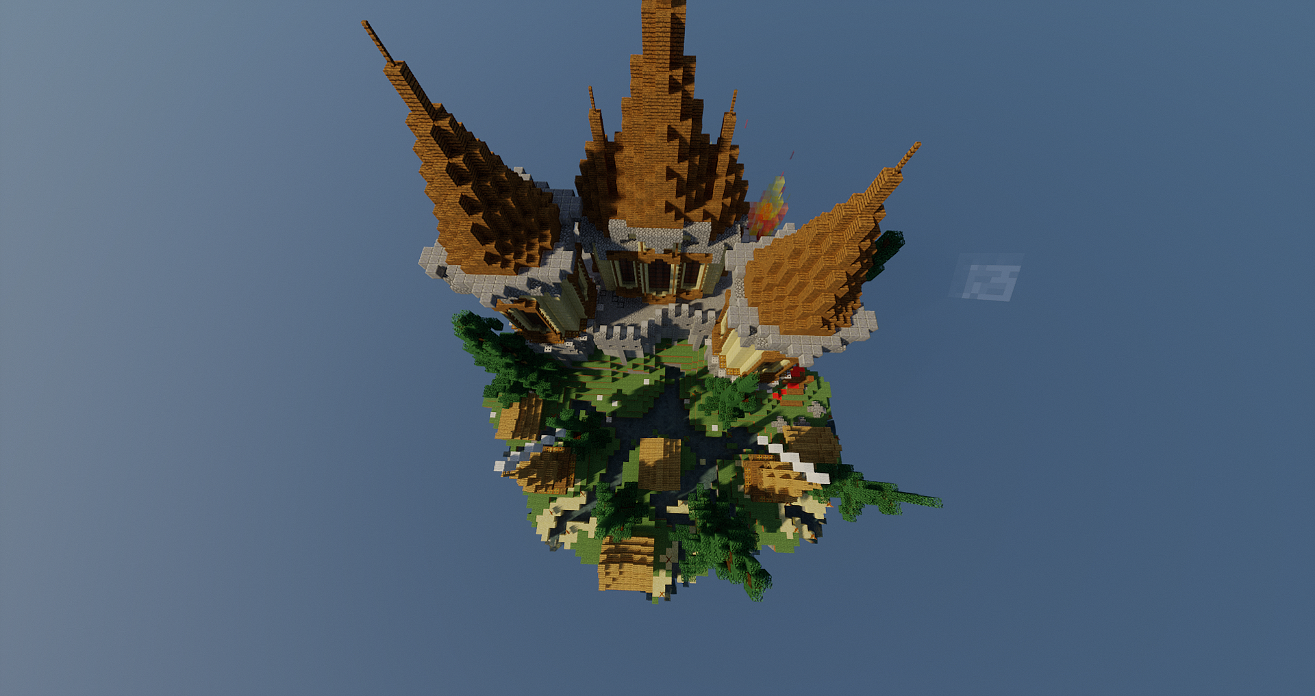 空岛样式-城堡主题-为服主提供各种服务器教程、插件、MOD、软件资源，建站服务等。Minecraft-资源网