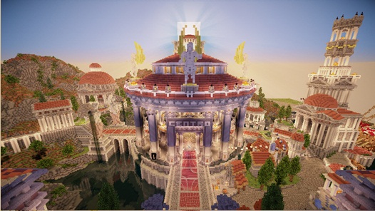 古希腊运动会大厅-OlimpoCraft Lobby-为服主提供各种服务器教程、插件、MOD、软件资源，建站服务等。Minecraft-资源网