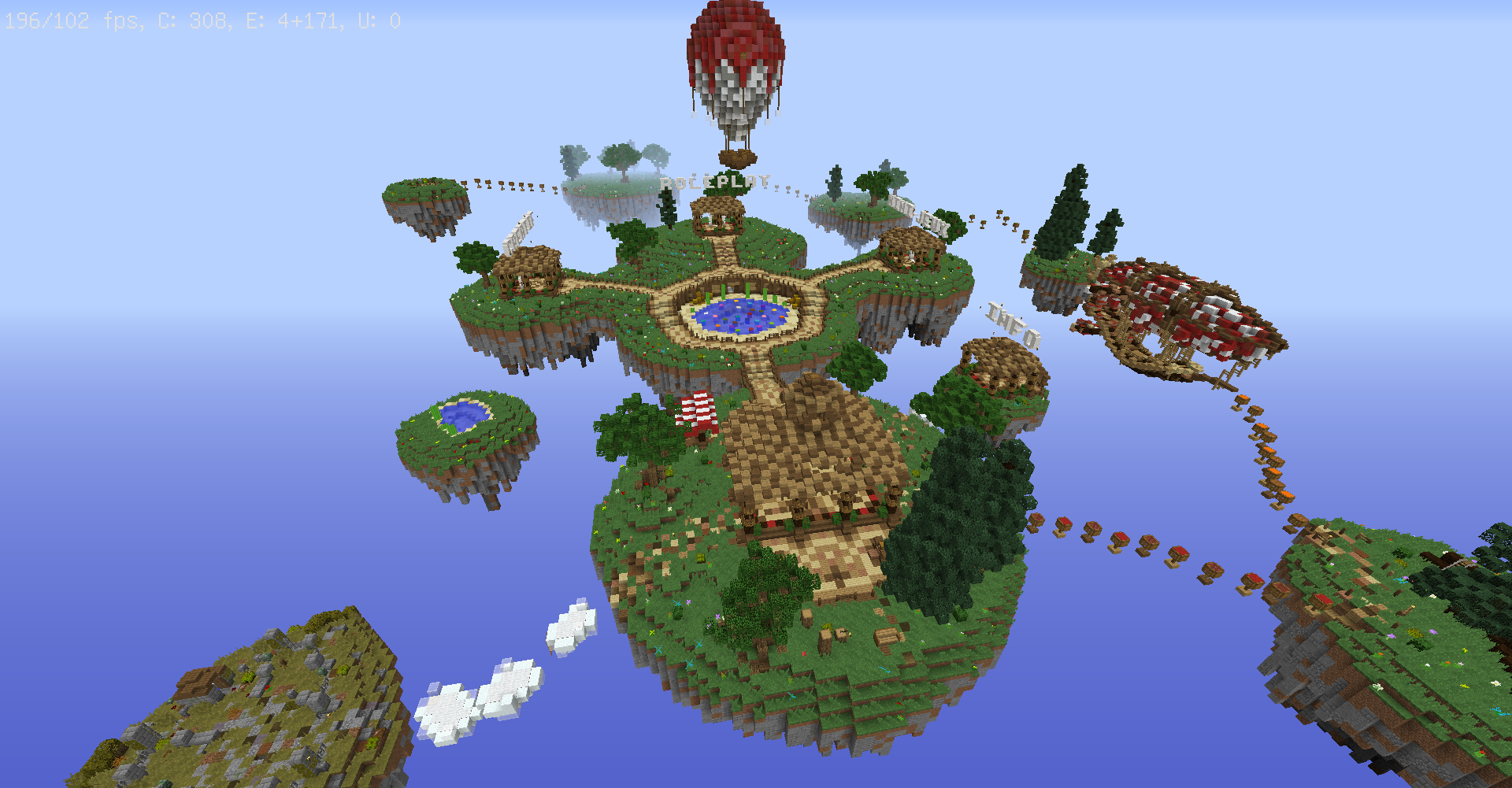 空岛地图-MineGate Lobby-为服主提供各种服务器教程、插件、MOD、软件资源，建站服务等。Minecraft-资源网