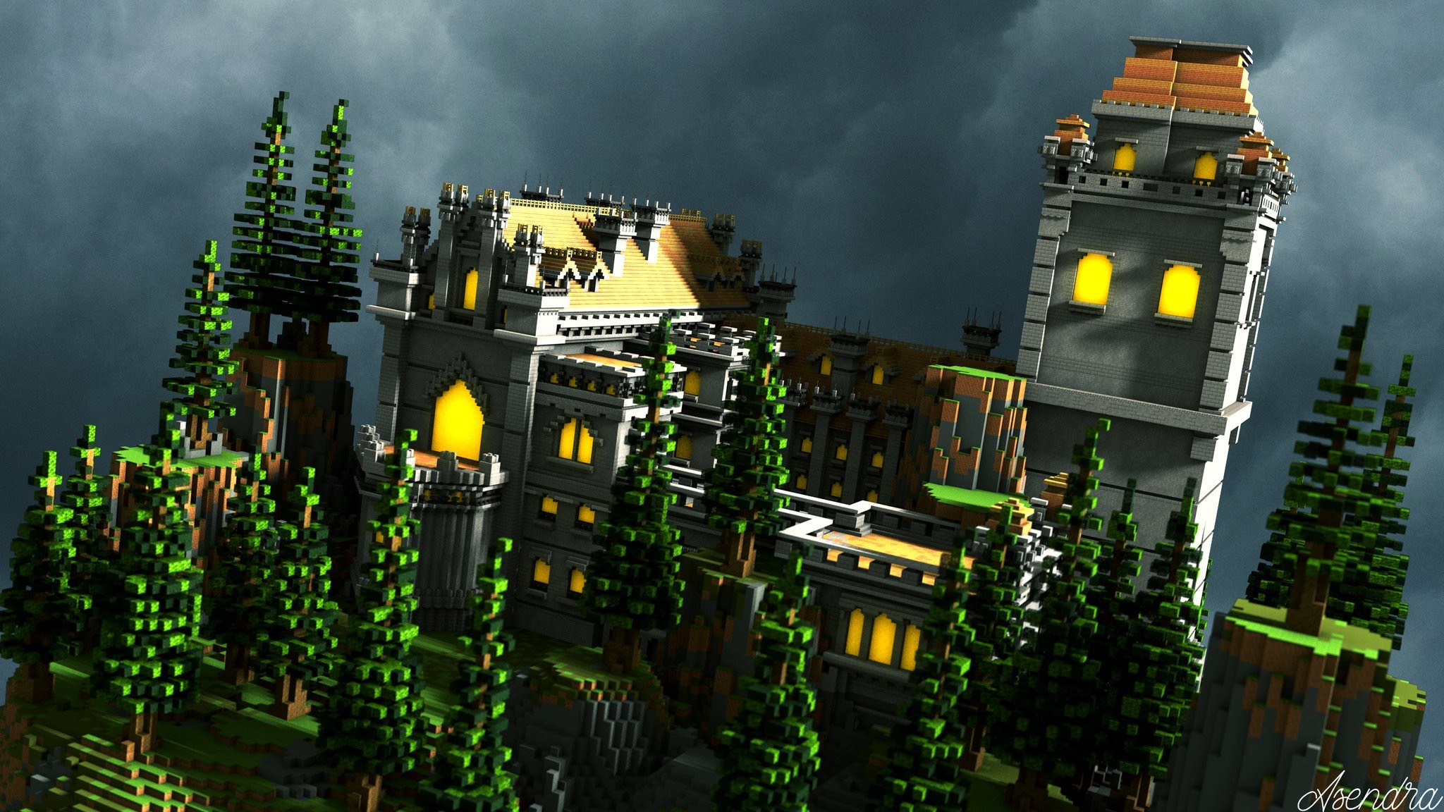 阿尼夫城堡-Anif Castle Spawn-为服主提供各种服务器教程、插件、MOD、软件资源，建站服务等。Minecraft-资源网