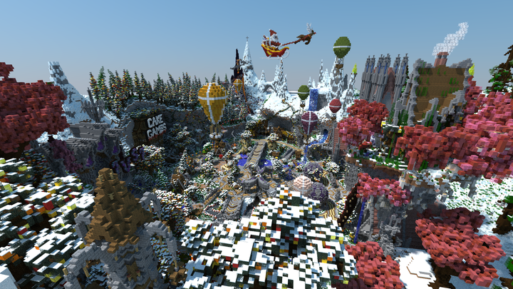 【地图资源】[已测试]大型大厅4-12种游戏模式-为服主提供各种服务器教程、插件、MOD、软件资源，建站服务等。Minecraft-资源网