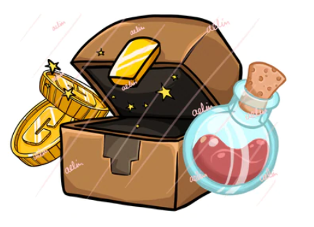 【贴图资源】8个手绘图标入门包-硬币、箱子、钥匙-为服主提供各种服务器教程、插件、MOD、软件资源，建站服务等。Minecraft-资源网